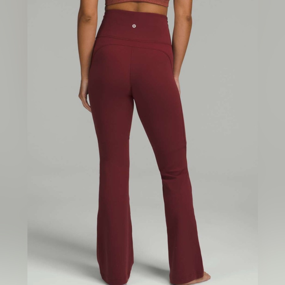 lululemon athletica Burgundy Boot Cut Pants
